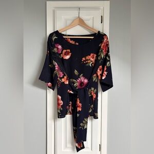 West Kei || Julianne Tie Front Blouse